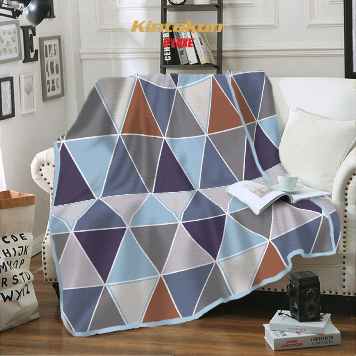 Kintakun Selimut Flannel Polyester 160 x 200 Varian Motif