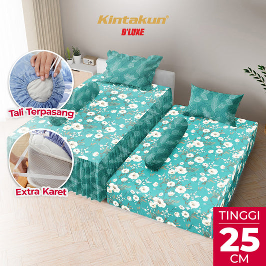 Kintakun Dluxe Sprei Duo 2in1 Zahara Tinggi 25cm