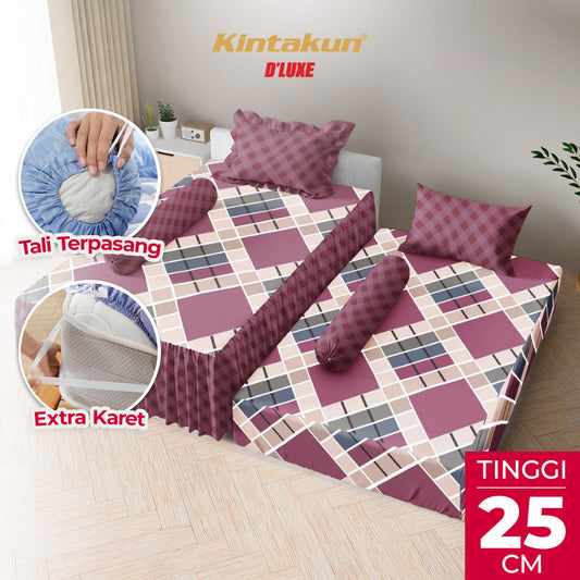 Kintakun Dluxe Sprei Duo 2in1 Zanetta Tinggi 25cm