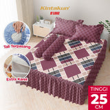 Kintakun Dluxe Sprei Rumbai Zanetta Tinggi 25cm