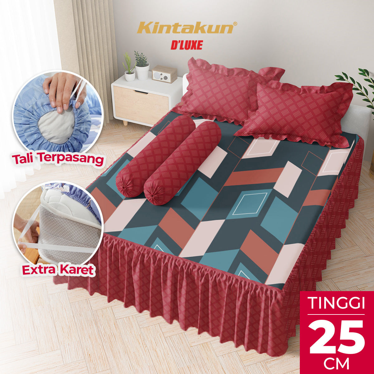 Kintakun Dluxe Sprei Rumbai Zania