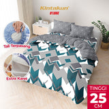 Kintakun Dluxe Bedcover Set Fitted Zelinda Tinggi 25cm