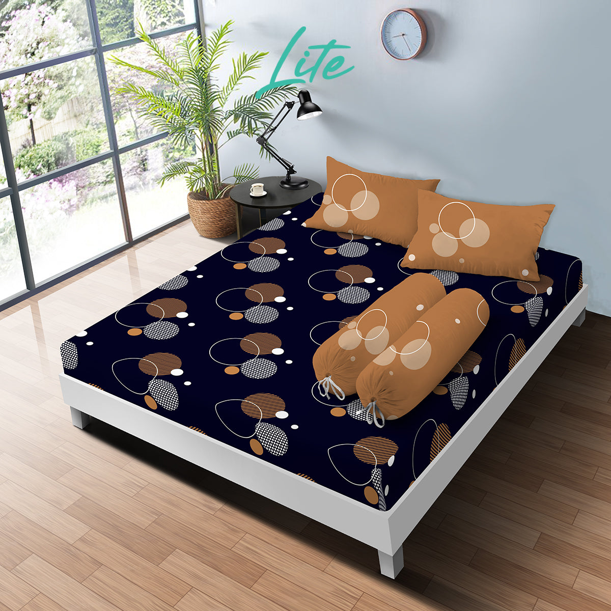 Kintakun Lite Sprei Set Fitted Zenovia Tinggi 20cm