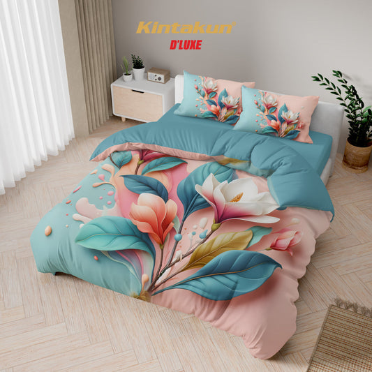 Kintakun Dluxe Bedcover Set Fitted Zola Tinggi 25 cm