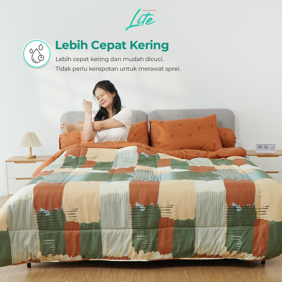 Kintakun Lite Sprei Fitted Baskara Tinggi 20cm