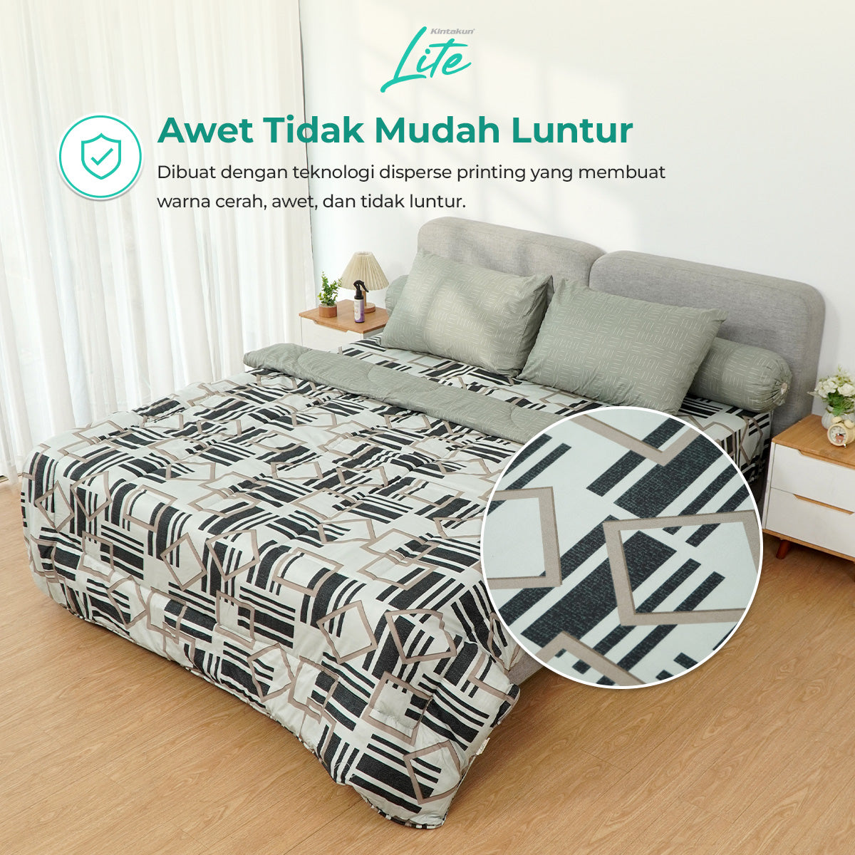 Kintakun Lite Sprei Fitted Baskara Tinggi 20cm
