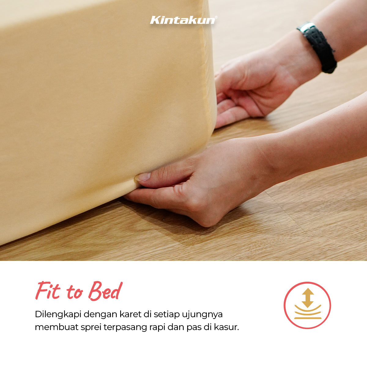 Dluxe Sprei Set Fitted Polos Ukuran 160 x 200 Varian Warna