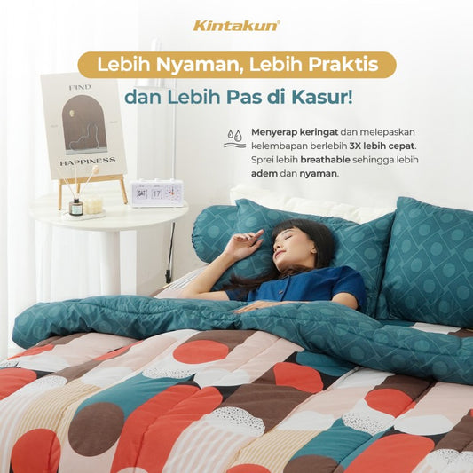 Kintakun Dluxe Sprei Rumbai Cindy Tinggi 25cm