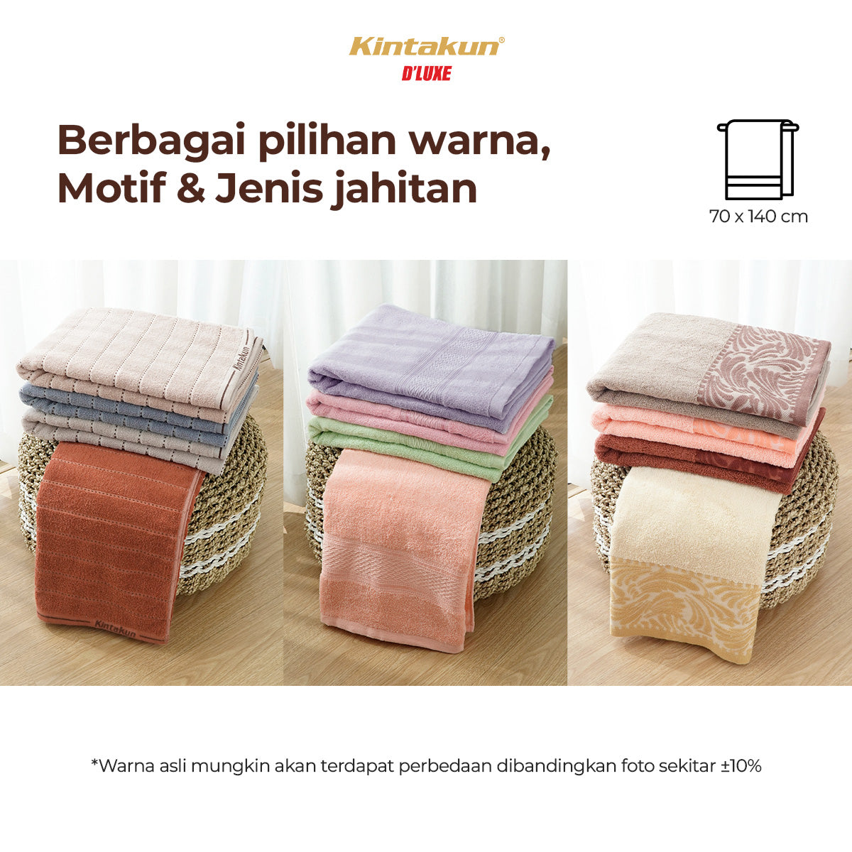 Kintakun Dluxe Bath Towel 70 x 140 Tirta