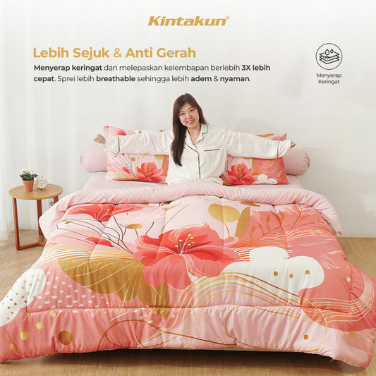 Kintakun Dluxe Sprei Set Fitted 25cm Linda