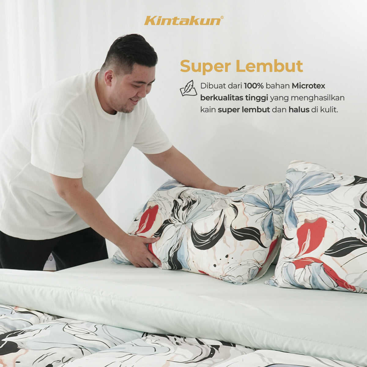 Kintakun Dluxe Sprei Set Fitted 25cm Linda