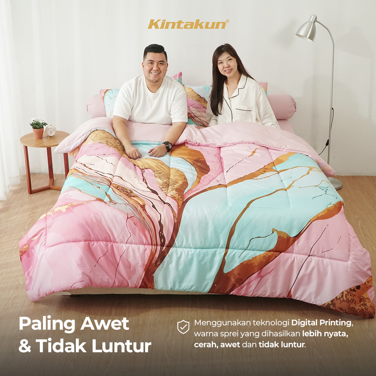 Kintakun Dluxe Sprei Set Fitted 25cm Chen