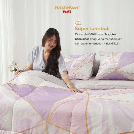 Kintakun Dluxe Bedcover Fitted 25cm Celia