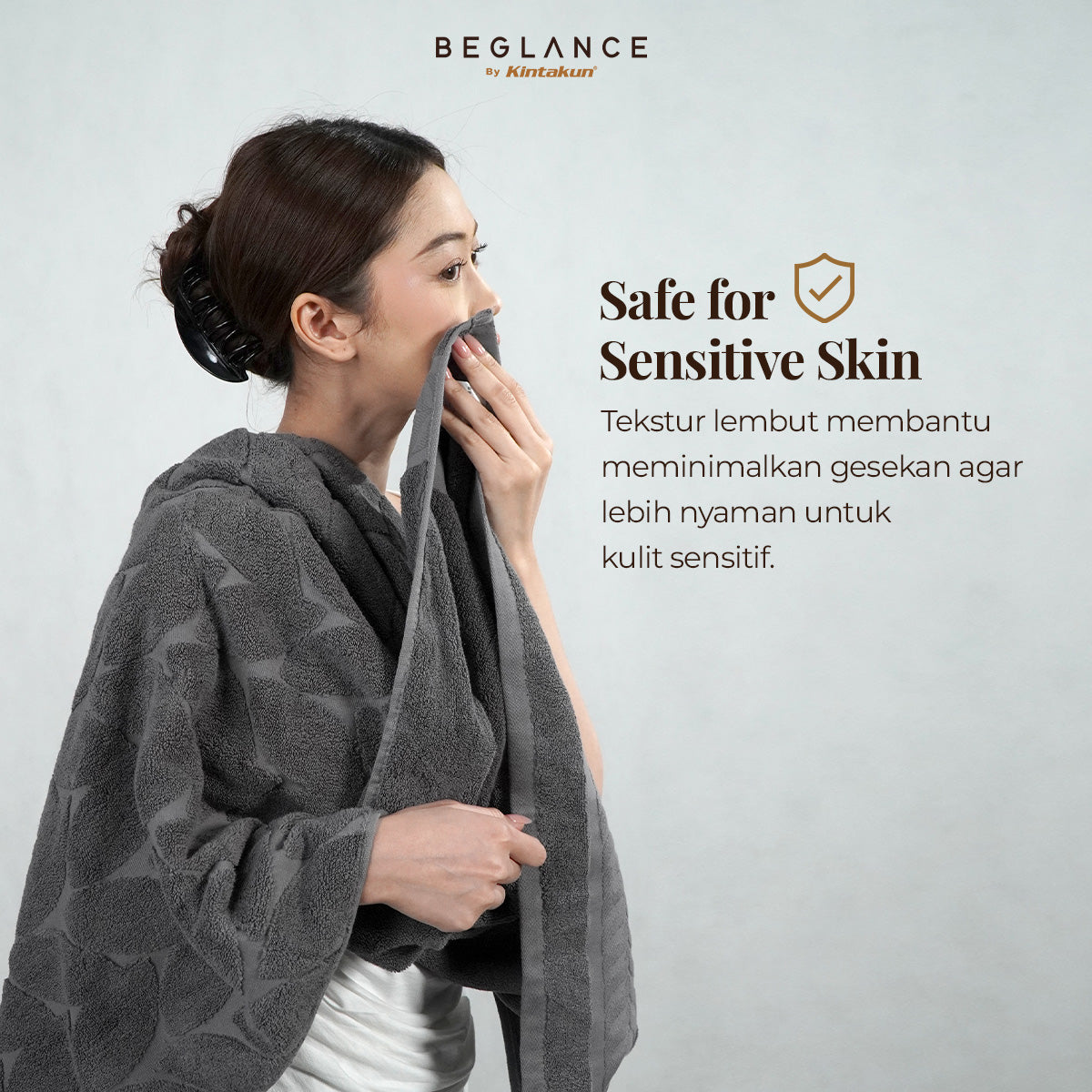 Beglance Essential Cotton Towel 70 x 140 cm 500 gsm Varian Arthea