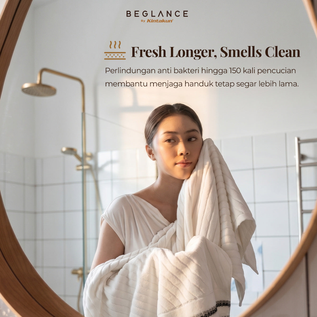 Beglance Essential Cotton Towel 70 x 140 cm 500 gsm Varian Arthea