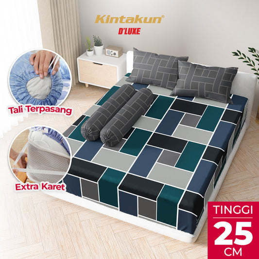 Kintakun Dluxe Sprei Fitted Adara Tinggi 25cm