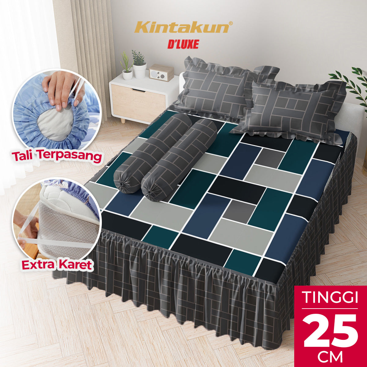 Kintakun Dluxe Sprei Rumbai Adara