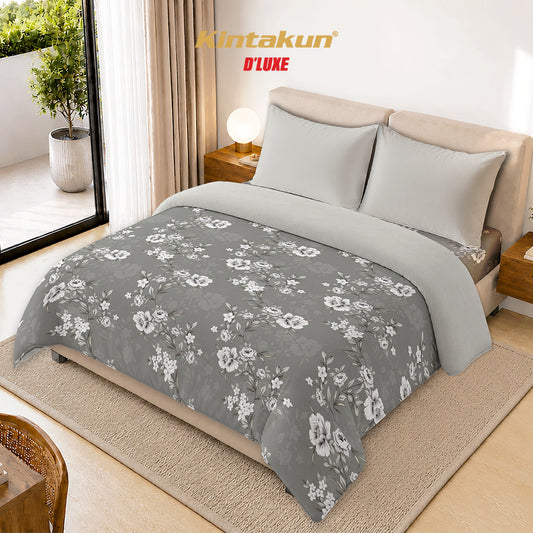 Kintakun Dluxe Bedcover Set Fitted Afina Tinggi 30cm