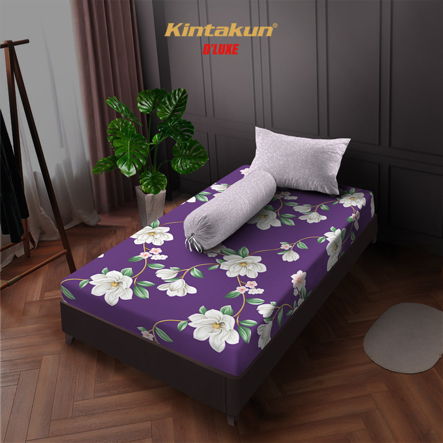 Kintakun DLUXE Sprei Set Fitted Agnesia Tinggi 30 cm