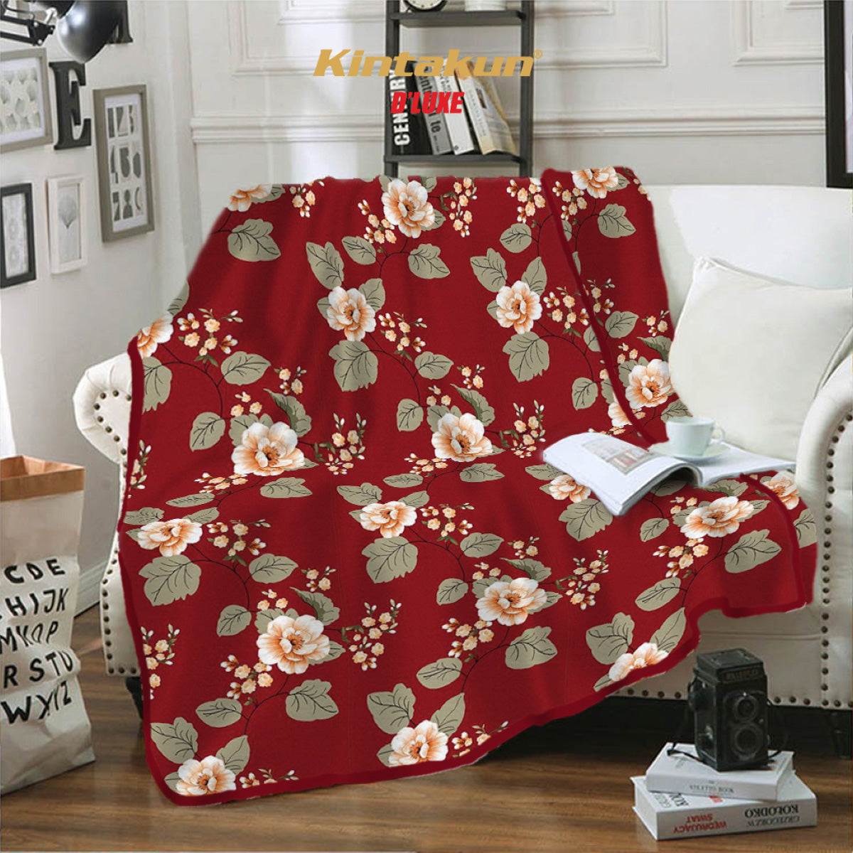 Kintakun Selimut Flannel Polyester 160 x 200 Varian Motif