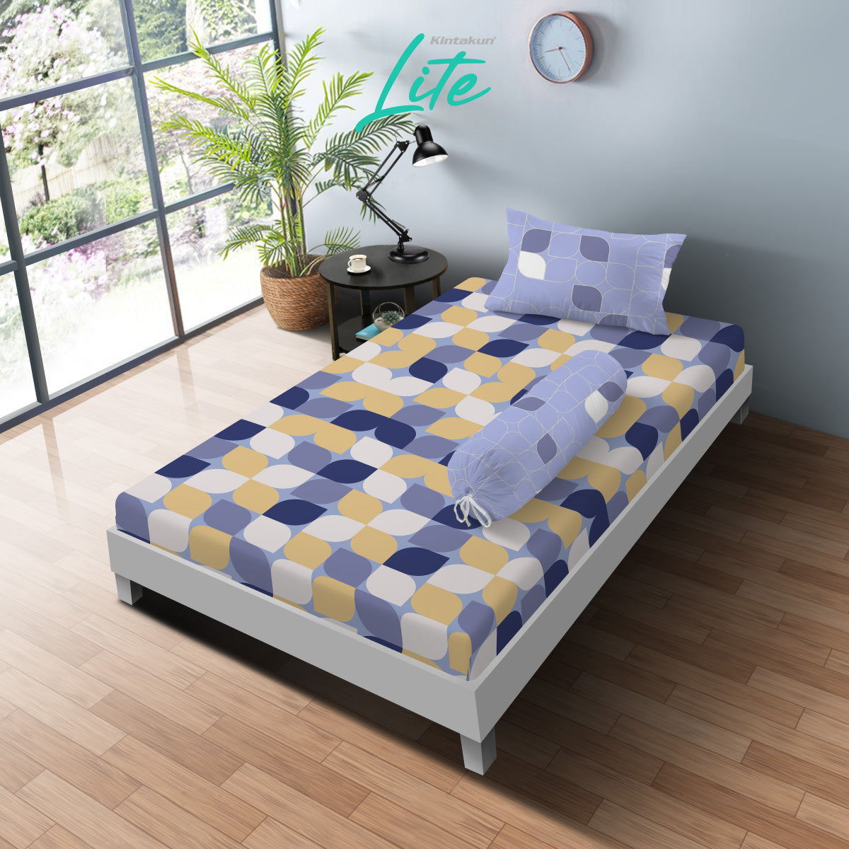 Kintakun Lite Sprei Fitted Aliya Tinggi 20cm
