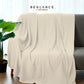 Beglance Poly Diamond Knit Blanket 150 x 195 Almond