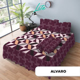 Kintakun Lite Sprei Rumbai Alvaro Tinggi 20cm