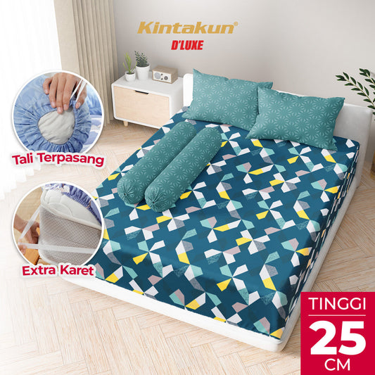 Kintakun Dluxe Sprei Fitted Amadea Tinggi 25cm