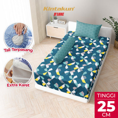 Kintakun Dluxe Sprei Fitted Amadea Tinggi 25cm