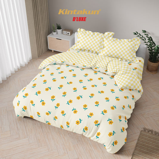Kintakun Dluxe Bedcover Set Rumbai Amanda Tinggi 39cm