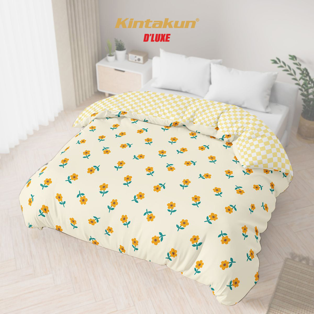 Kintakun Dluxe Comforter Only Motif Amanda