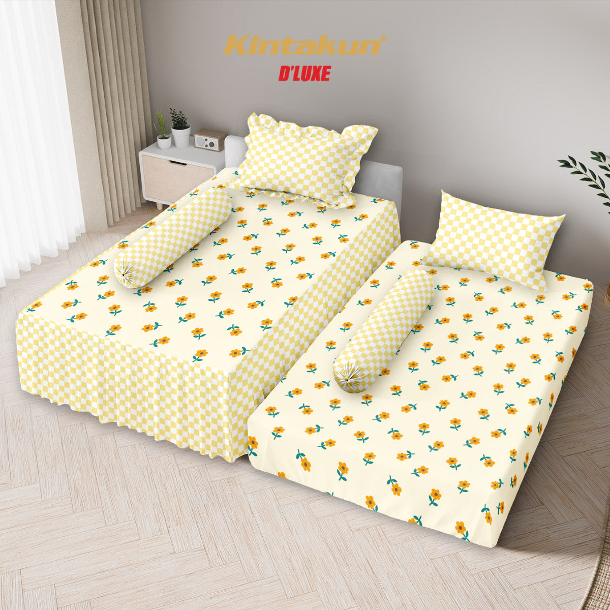 Kintakun Dluxe Sprei Duo 2in1 Amanda