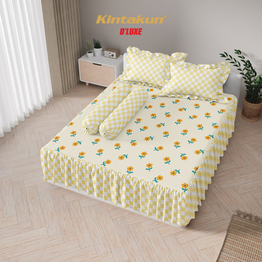 Kintakun Dluxe Sprei Rumbai Amanda Tinggi 39cm