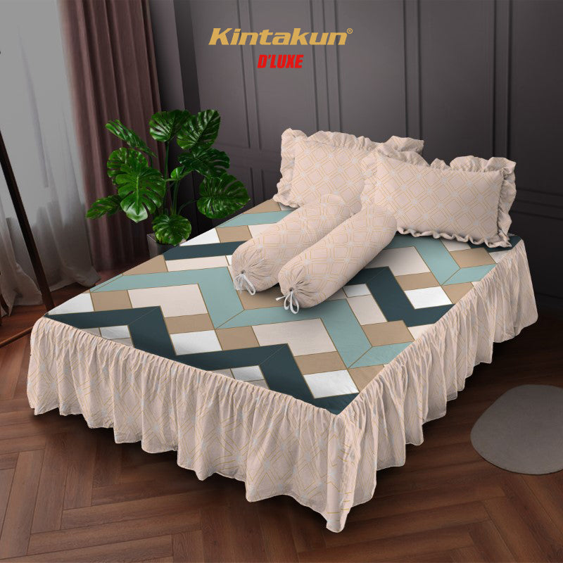 Kintakun DLUXE Sprei Set Rumbai Tinggi 39 cm Amerta