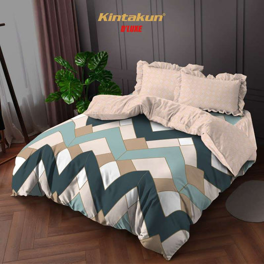 Kintakun DLUXE Bedcover Set Rumbai Amerta Tinggi 39 cm