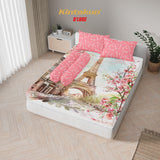 Kintakun Dluxe Sprei Set Fitted Digital Printing Ukuran 180 x 200 Varian Motif