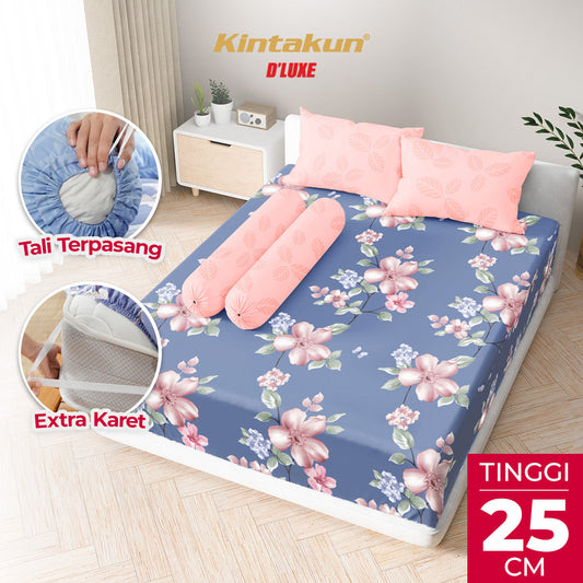 Kintakun Dluxe Sprei Fitted Anindya Tinggi 25cm