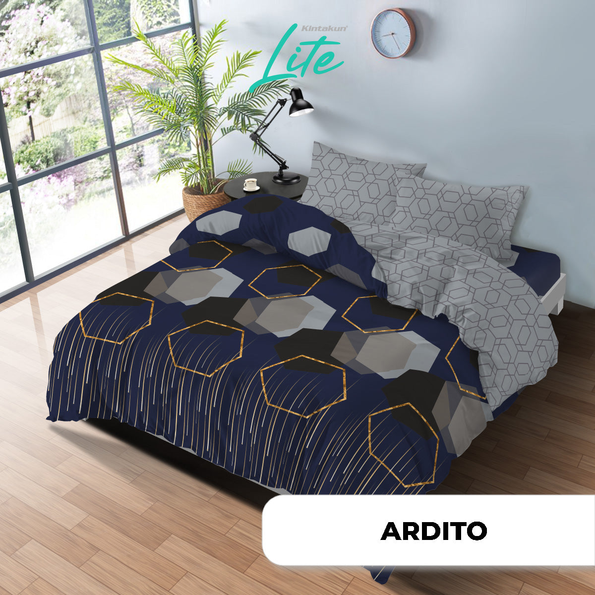 Kintakun Lite Bedcover Fitted Ardito Tinggi 20cm