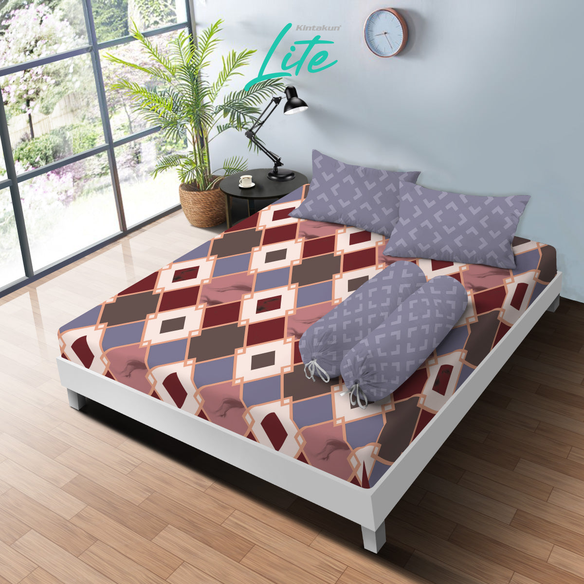 Kintakun Lite Sprei Fitted Ariana Tinggi 20cm