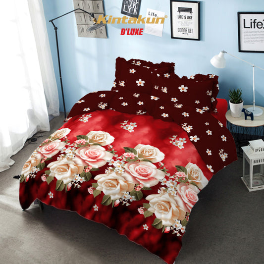Kintakun DLUXE Bedcover Set Rumbai Arnita Tinggi 39 cm