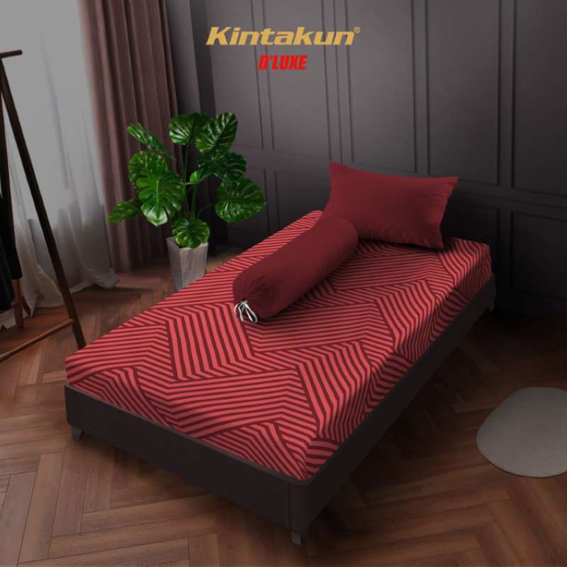 Kintakun DLUXE Sprei Set Fitted Atarya Tinggi 20 cm