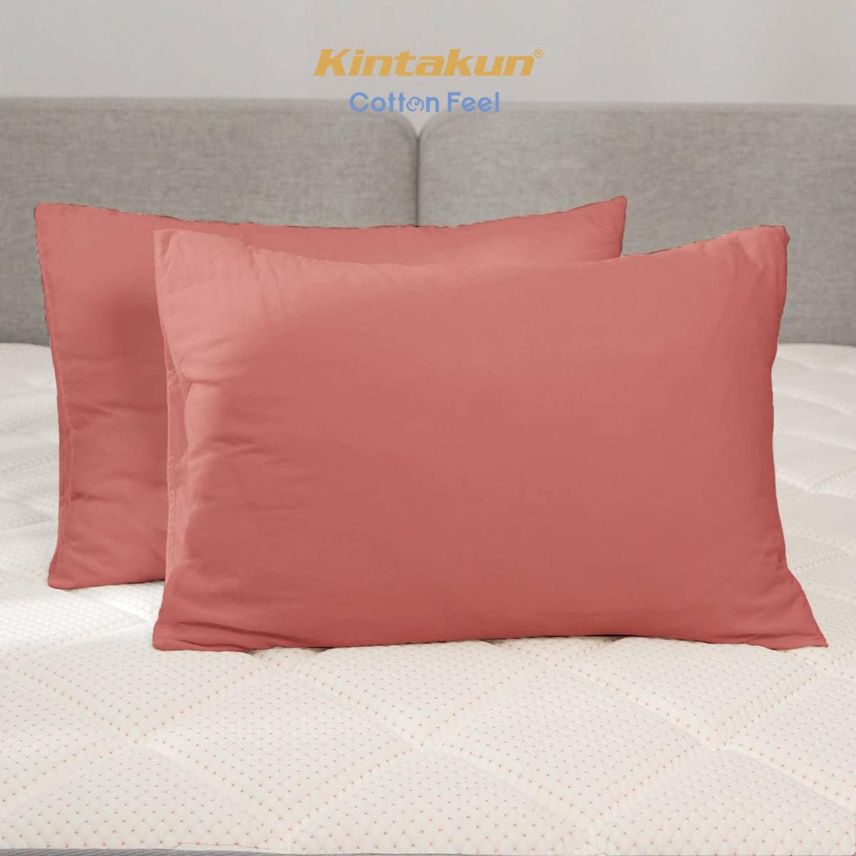 Kintakun Cotton Feel Mix & Match Sprei Pocket Varian Auburn Tinggi 30 cm