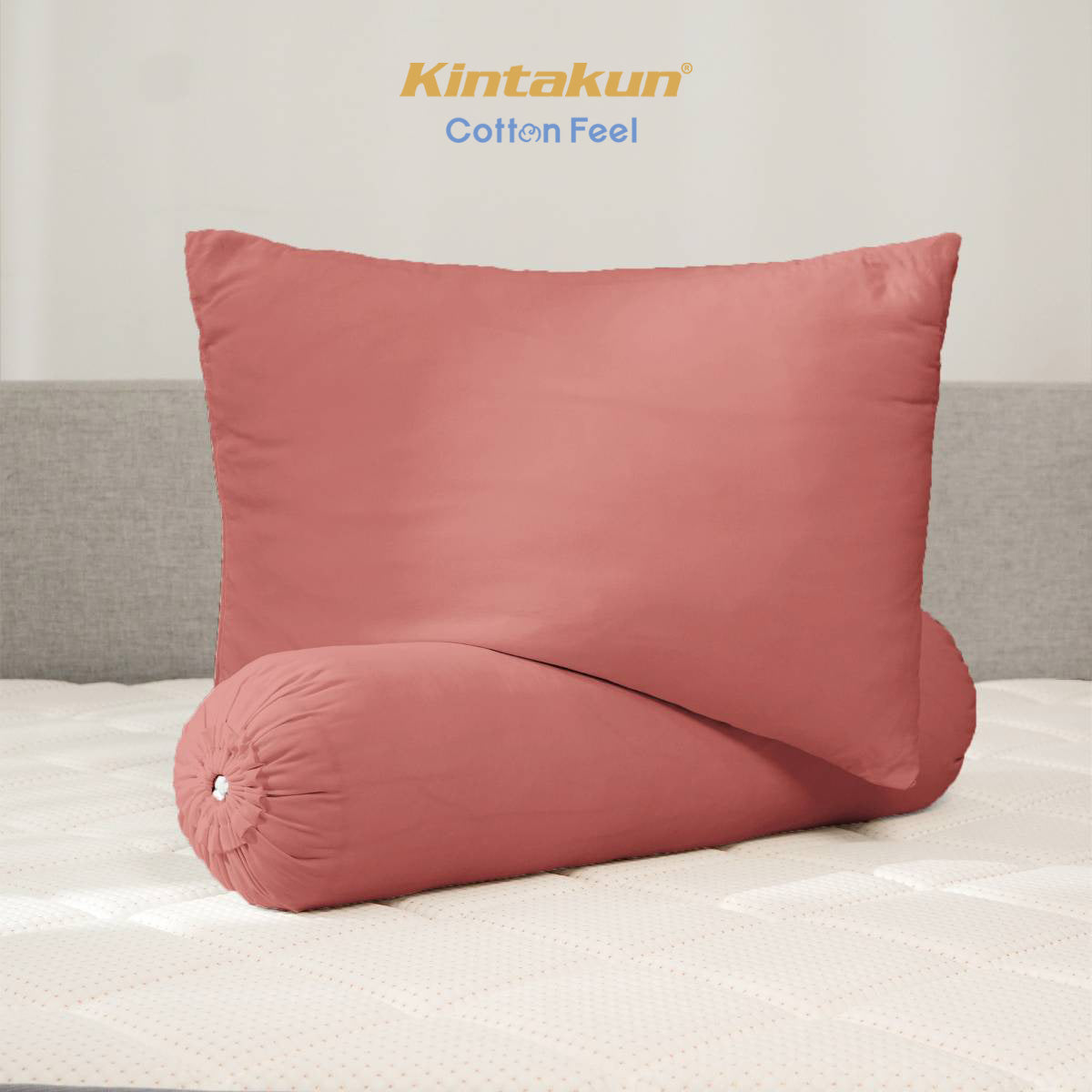 Kintakun Cotton Feel Mix & Match Sprei Pocket Varian Auburn Tinggi 30 cm