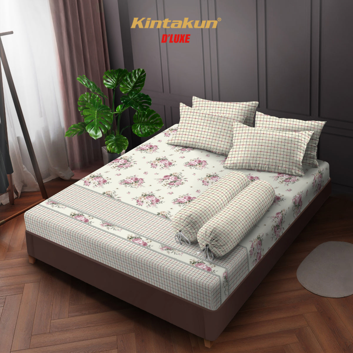 Kintakun DLUXE Sprei Set Fitted Adisti Tinggi 20 cm