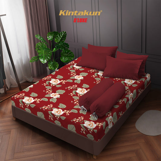 Kintakun DLUXE Sprei Set Fitted Aini Tinggi 20 cm