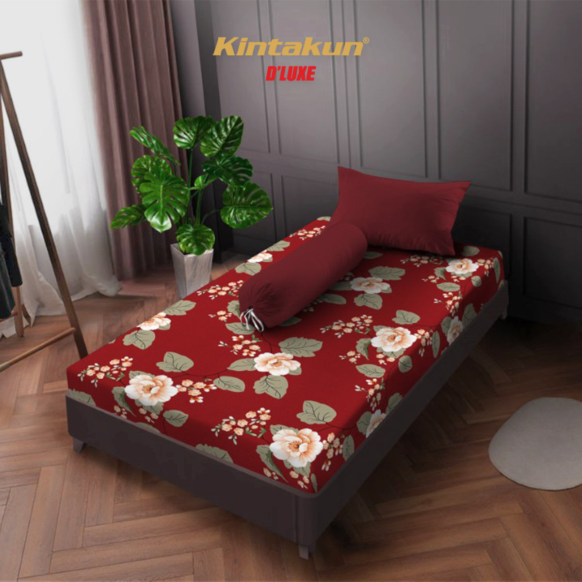 Kintakun DLUXE Sprei Set Fitted Aini Tinggi 20 cm