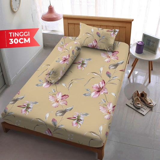 Kintakun DLUXE Sprei Set Fitted Altin Tinggi 30 cm