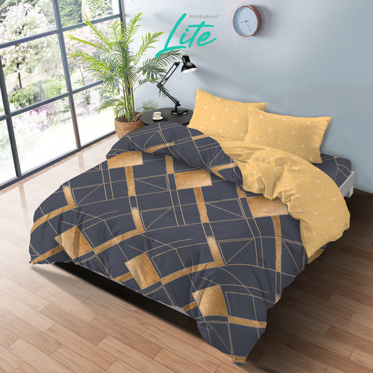 Kintakun Lite Bedcover Fitted Bagas Tinggi 20cm