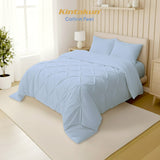 Kintakun Cotton Feel Comforter Basic & Pinch Quilt Varian Ballad Blue