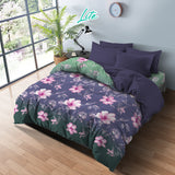 Kintakun Lite Bedcover Fitted Moss Phlox Tinggi 20cm
